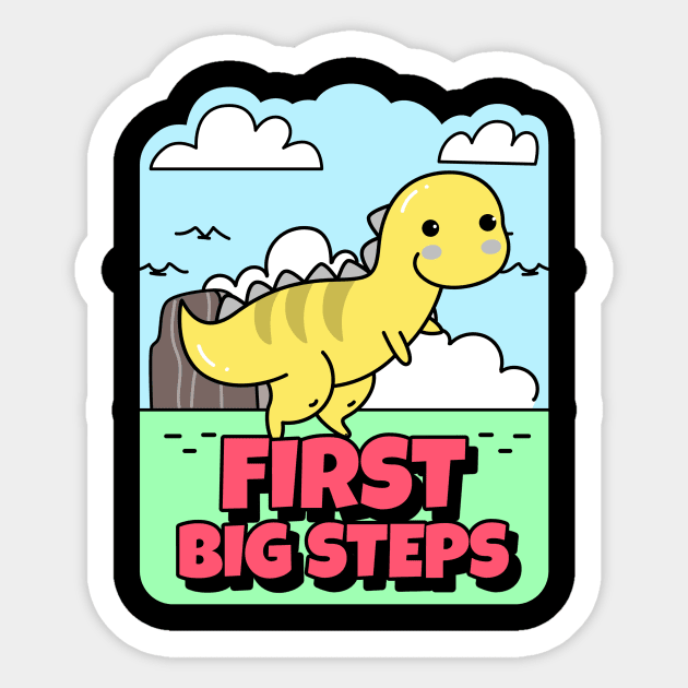 First Big Steps | Cute Kids Sticker by KidsKingdom